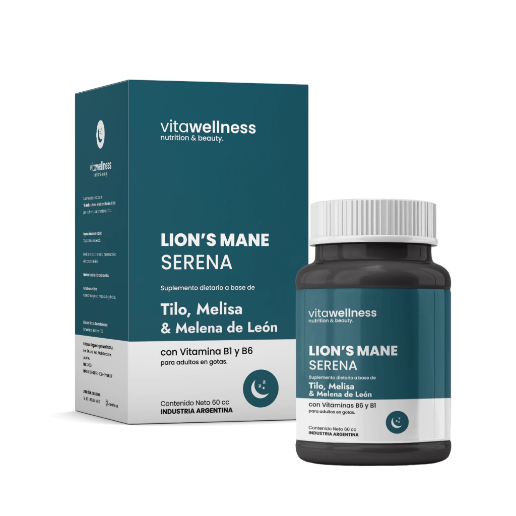 VitaWELLNESS - LIONS MANE SERENA- TILO- MELISA